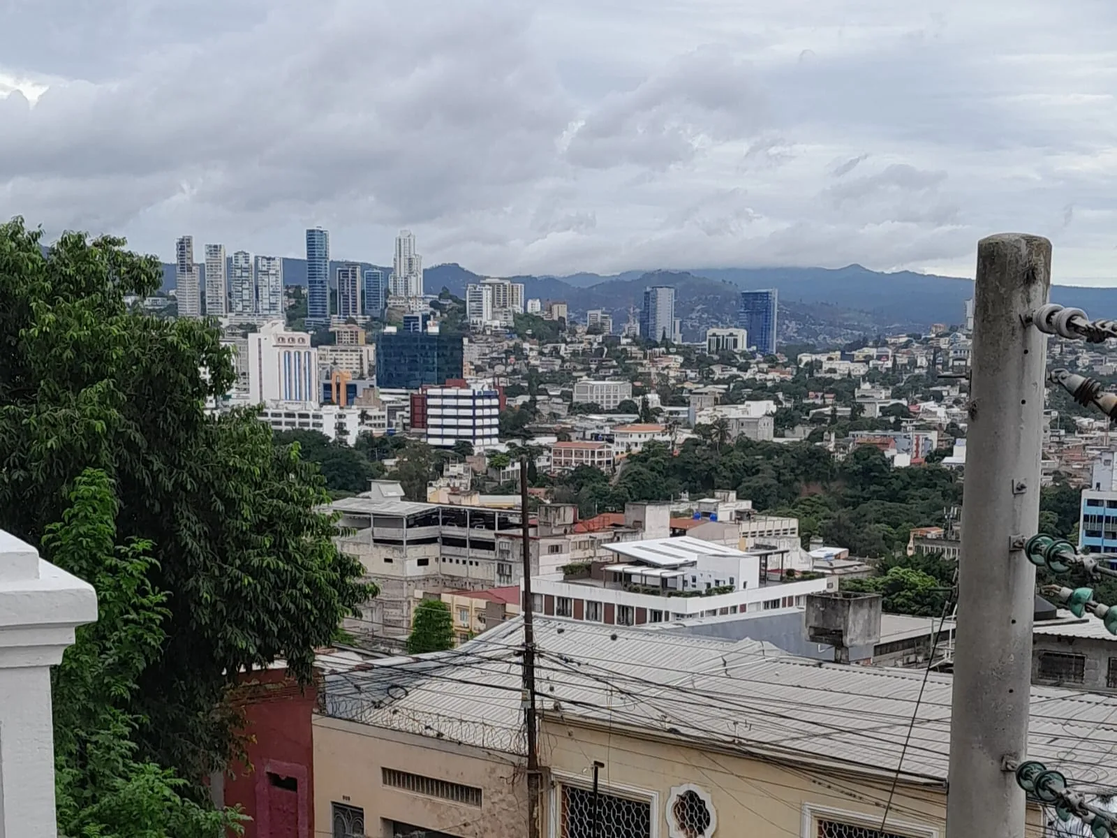 Vista panorámica de Tegucigalpa, Honduras